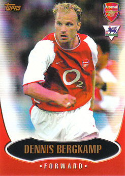Dennis Bergkamp Arsenal 2003 Topps Premier Gold #A4